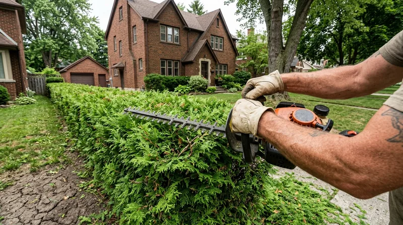 Cedar Hedge Trimming in Windsor